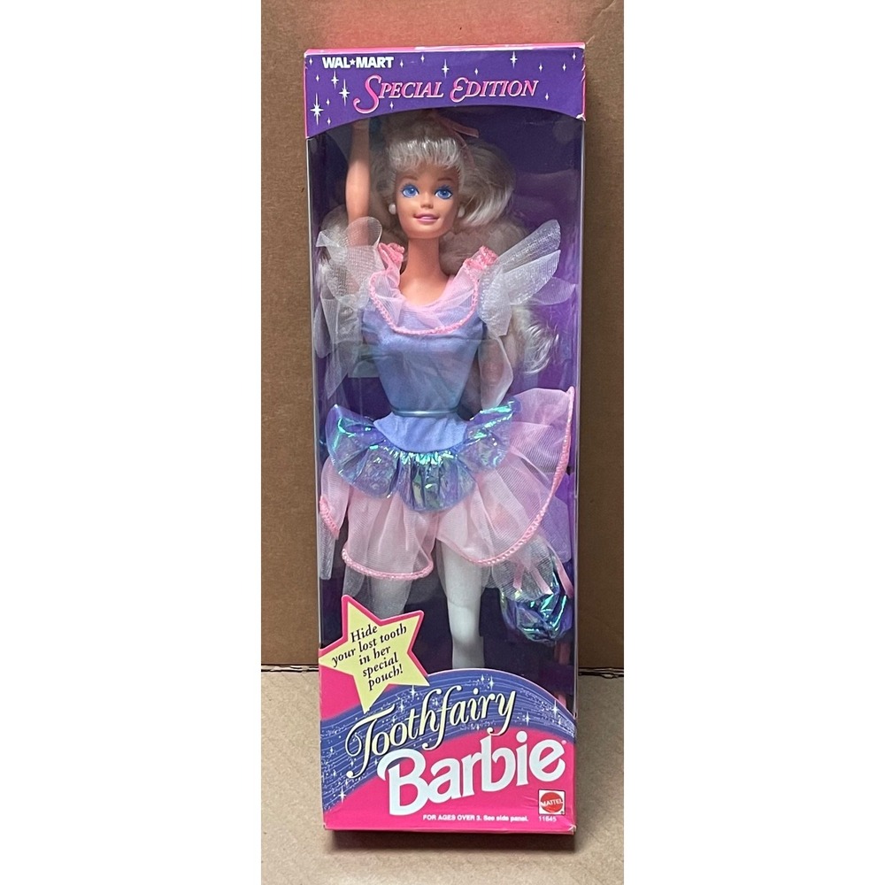 Vintage Mattel 1994 Wal-Mart‎ Special Edition Tooth Fairy Barbie Doll
